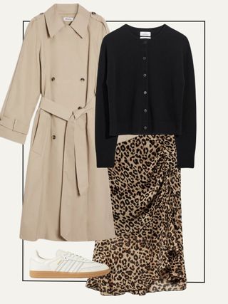 LEOPARD PRINT SKIRT OUTFITS