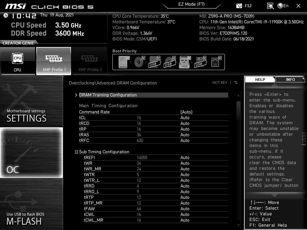 MSI MAG Z590-A Pro