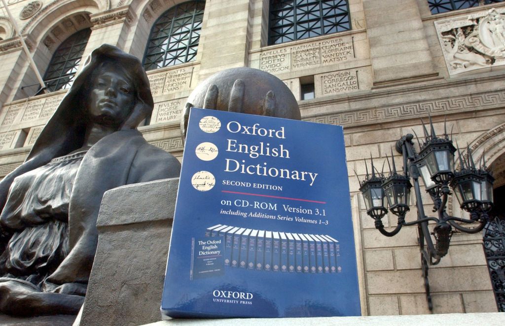 Oxford Dictionary sign