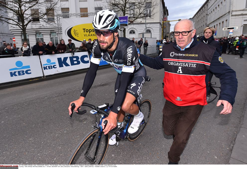 Tom Boonen (Etixx-QuickStep) didn't have the legs