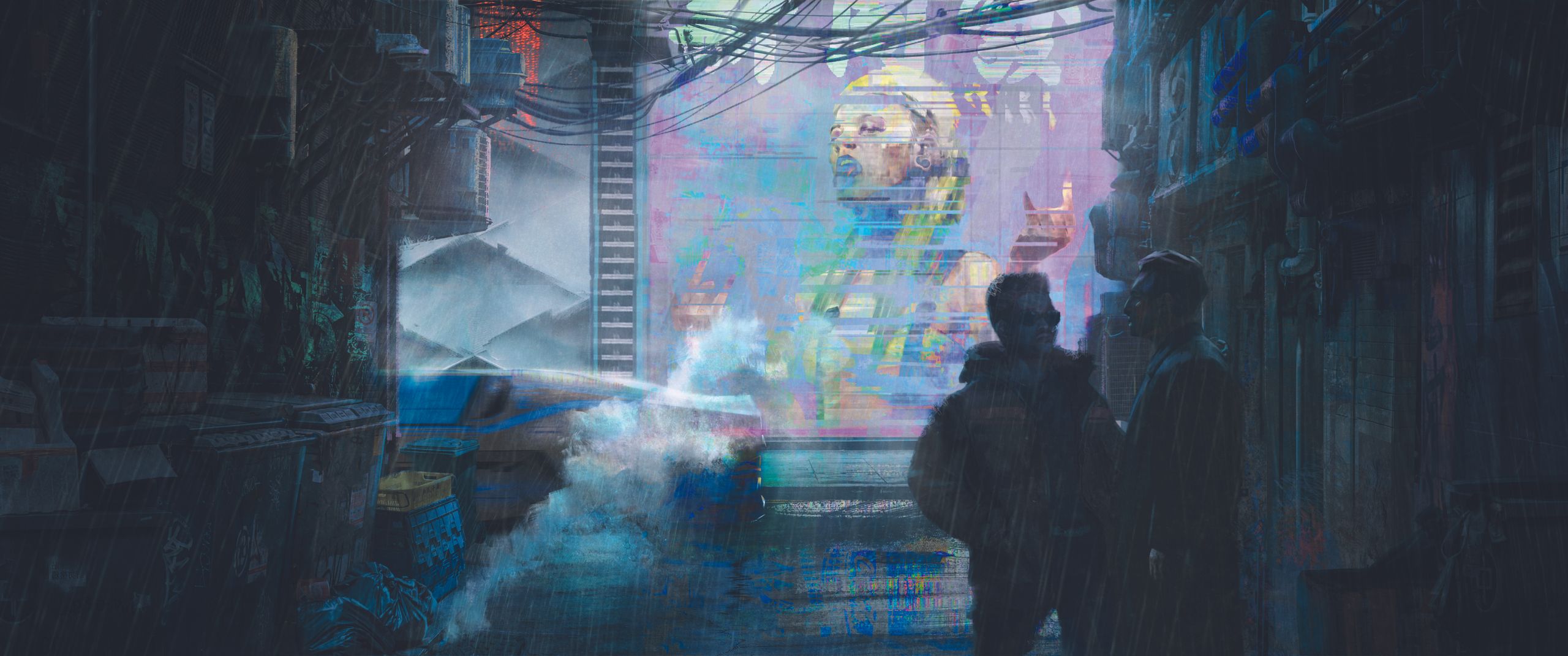 How to make a moody cyberpunk scene in Photoshop