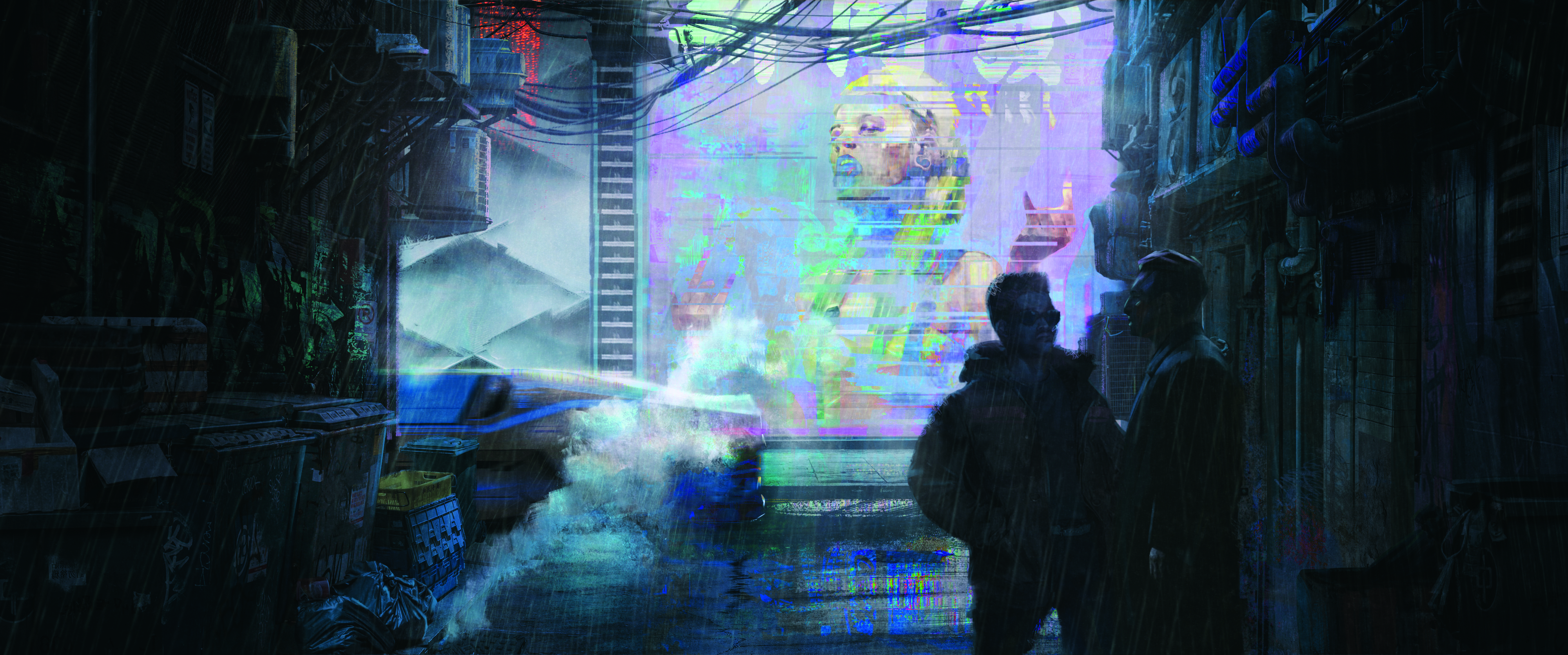 Oleg Topor shares the creative techniques he uses to portray a meeting of criminals in the depths of a futuristic city.