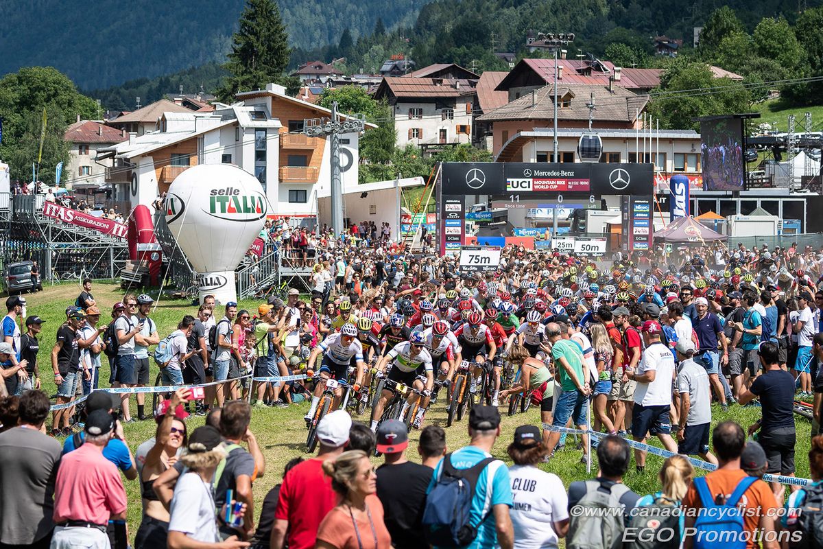 FAST start of the men's race