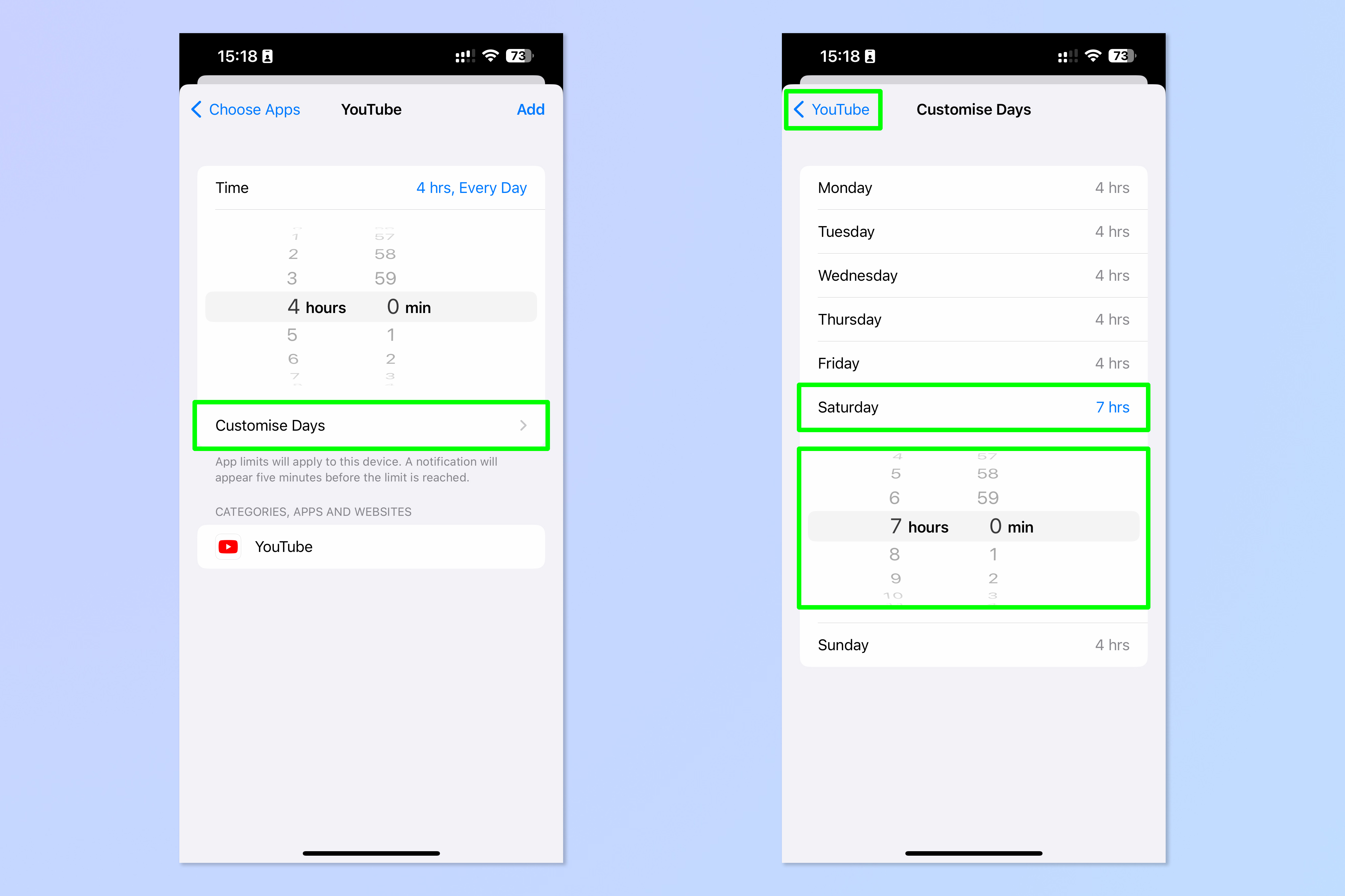 Как установить лимиты приложений на iPhone с помощью Screen Time