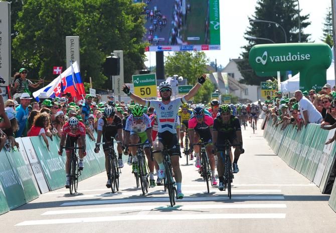 Mark Cavendish wins stage four of the Tour de Suisse