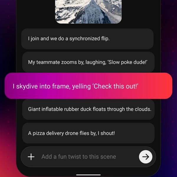 YouTube Shorts' Reimagine will offer a selection of Gemini suggestions based on the scene chosen or users can write their own.