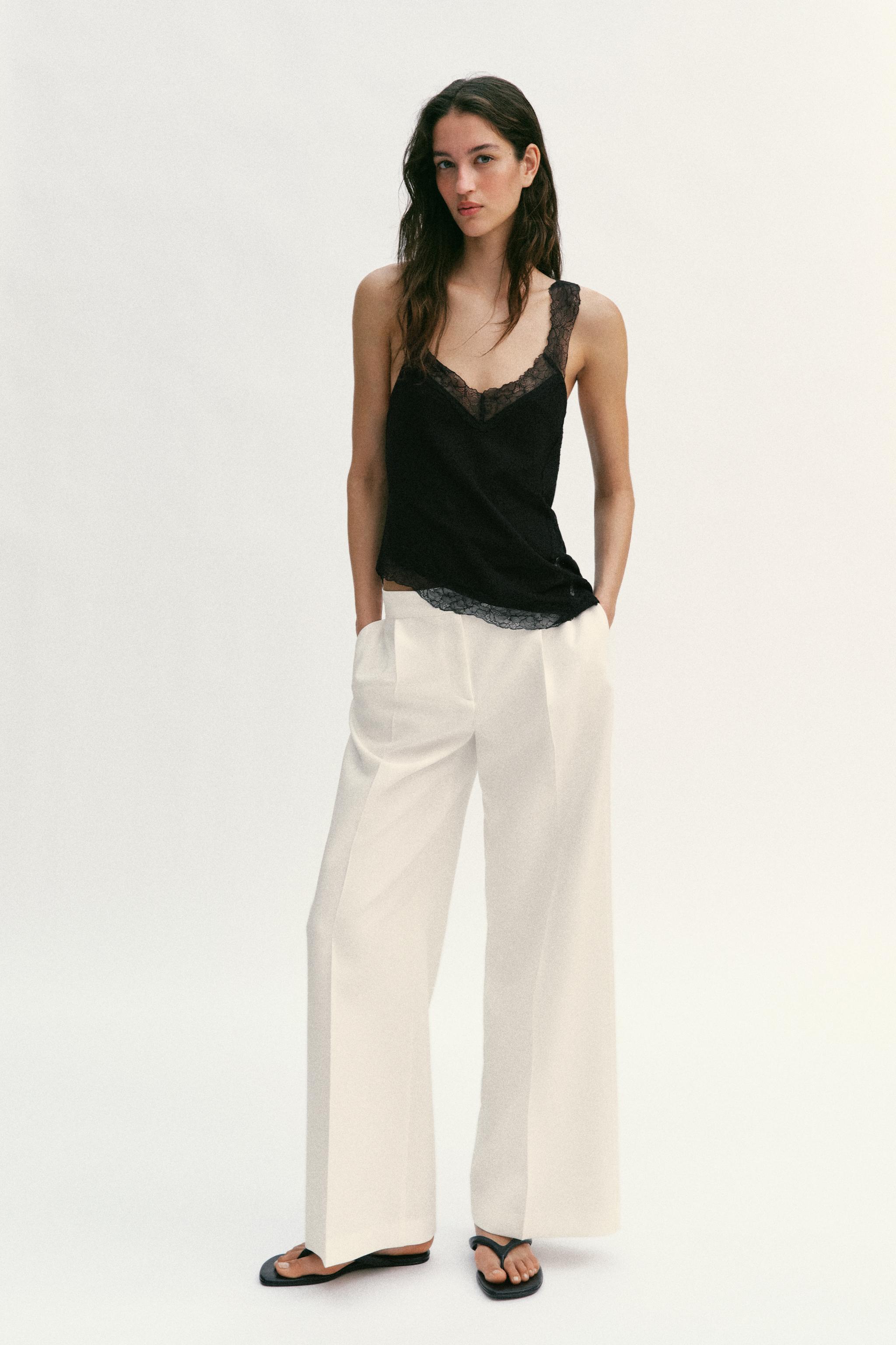 Asymmetric Rustic Lace Top