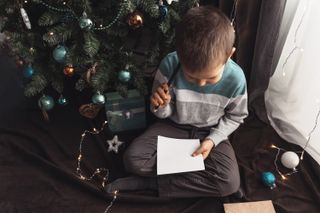 Writing letter to Santa