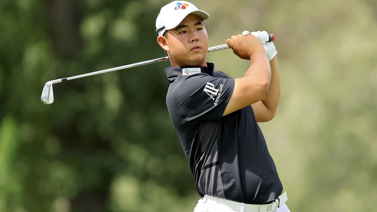 Joohyung Kim has earned his PGA Tour card for next year with his 7th-place finish in the Rocket Mortgage Classic