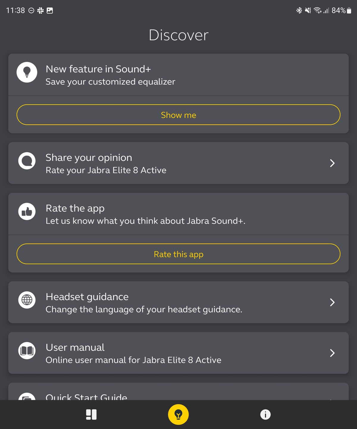 Jabra Sound+ app