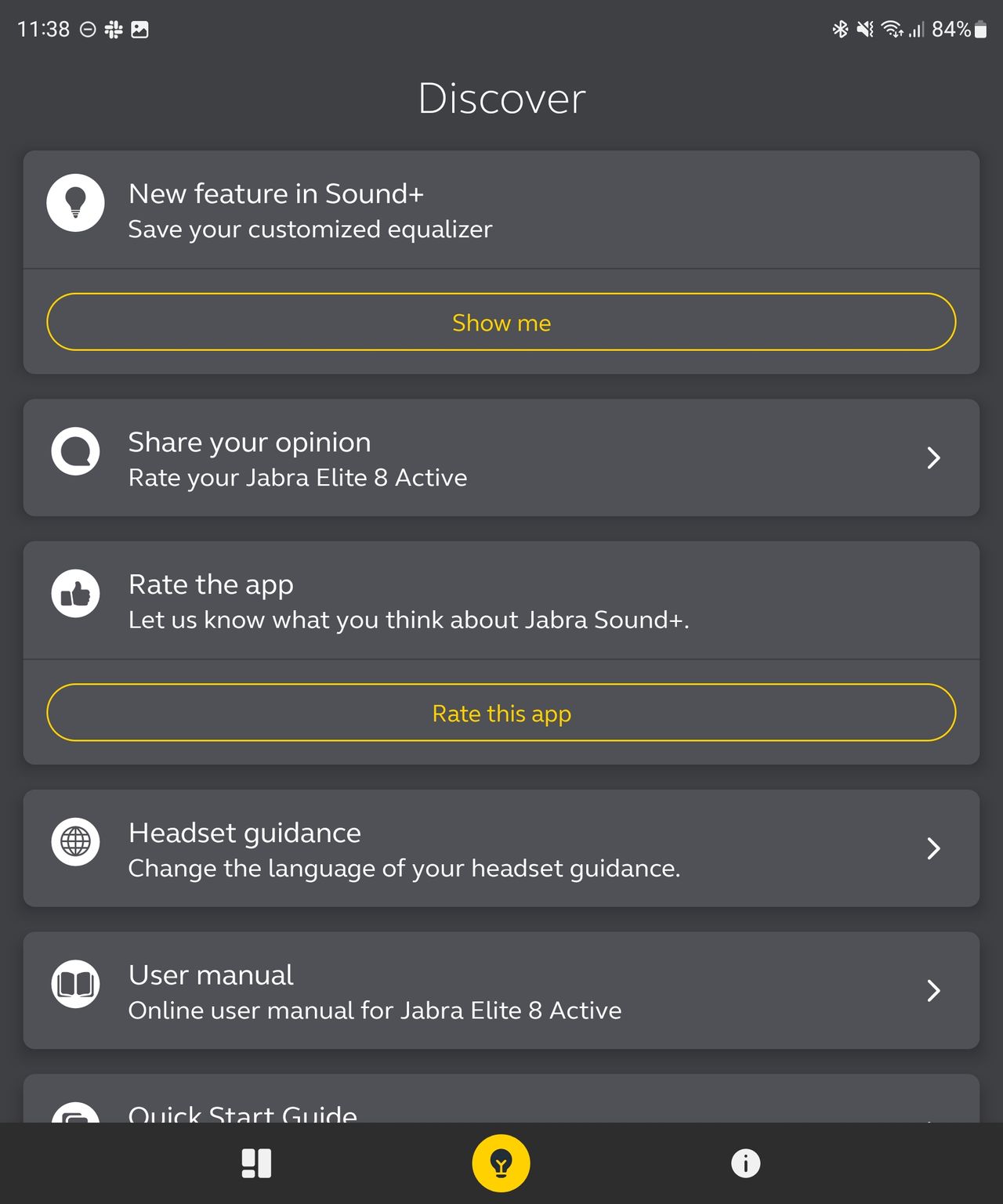 Jabra Sound+ app