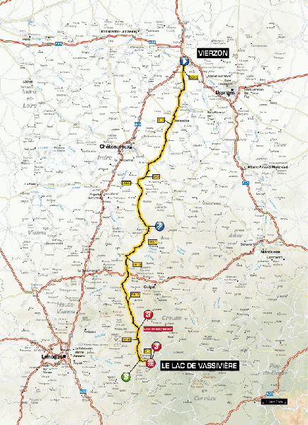 <p>Paris - Nice - Stage 3 Map</p>