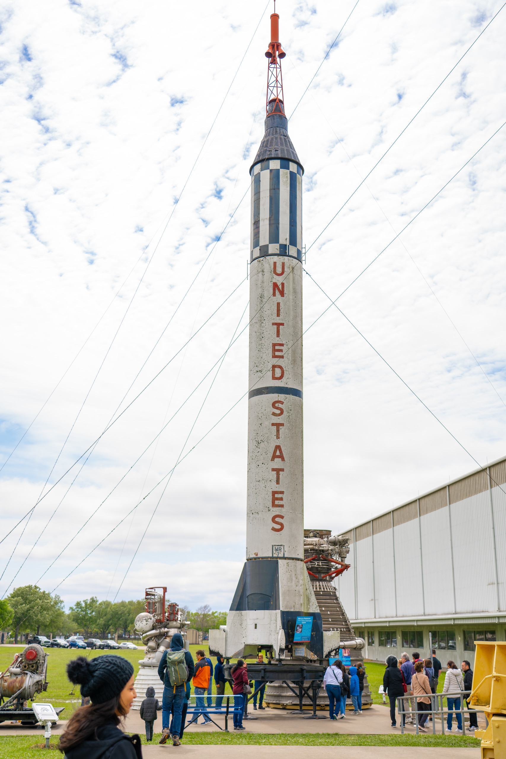 Space paraphernalia inside NASA's Space Centre Houston