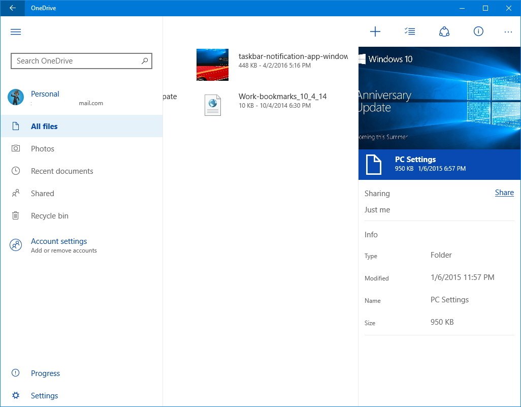 Should You Use The OneDrive Universal App Or Desktop Client? | Windows ...