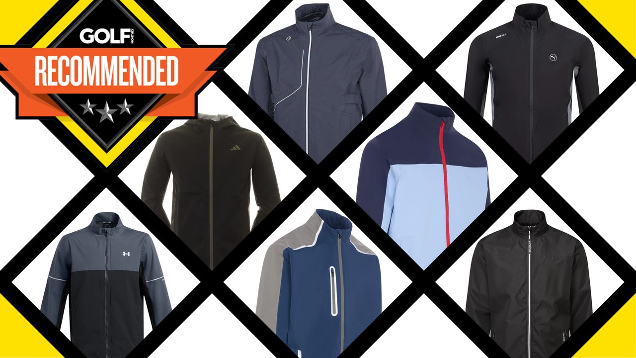 An array of the best golf jackets in a grid style format