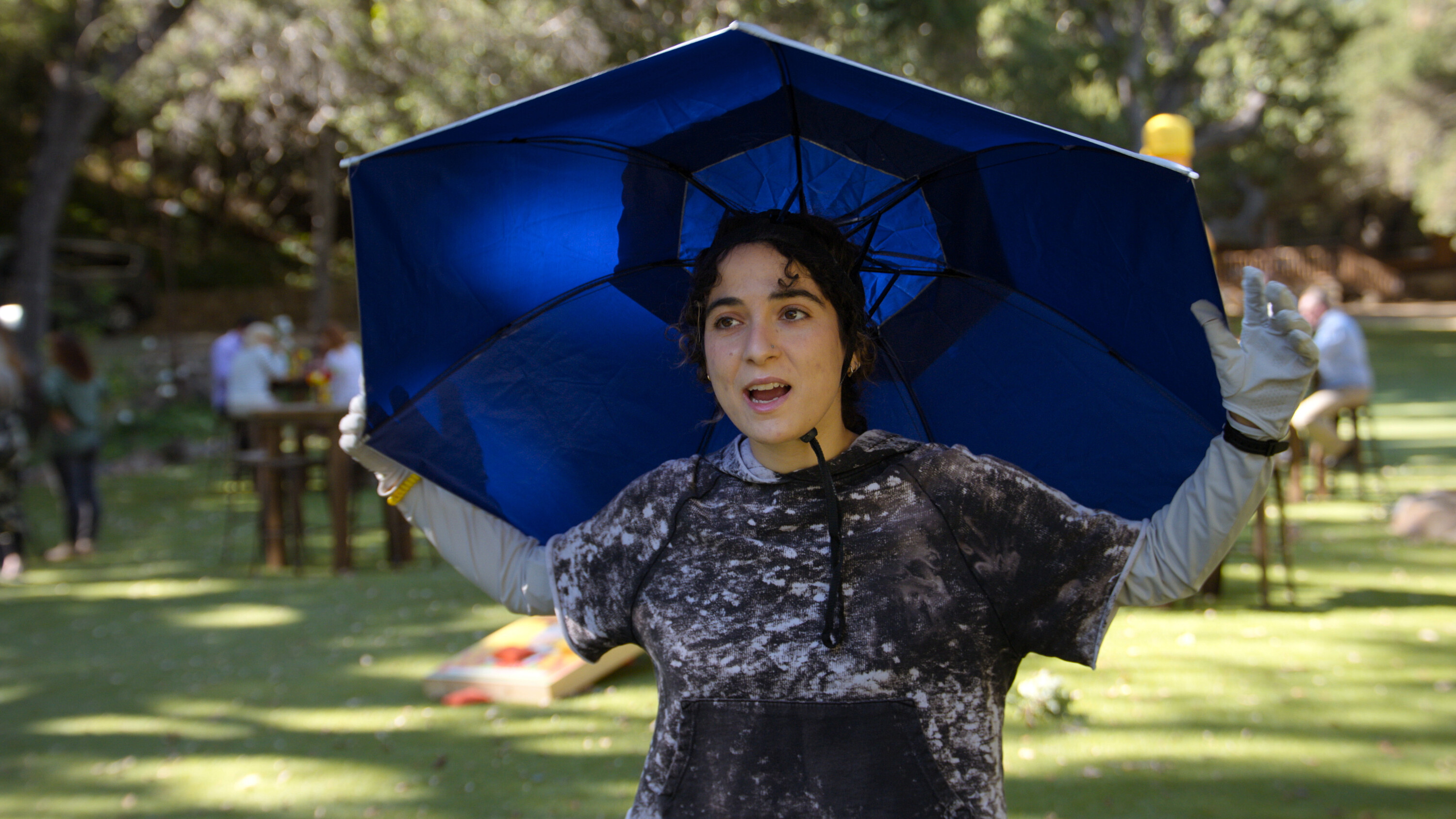 Rachel Kaly as Claire, in 'Jury Duty Presents: Company Retreat.'