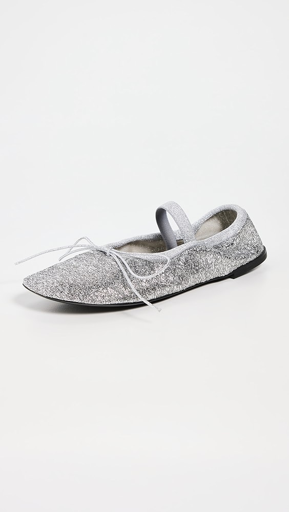 Proenza Schouler Glove Mary Jane Ballet Flats in Metallic