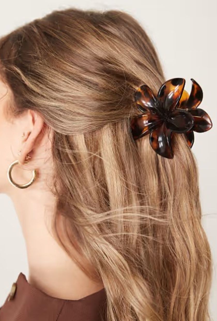 ASOS DESIGN, Flower Hair Claw