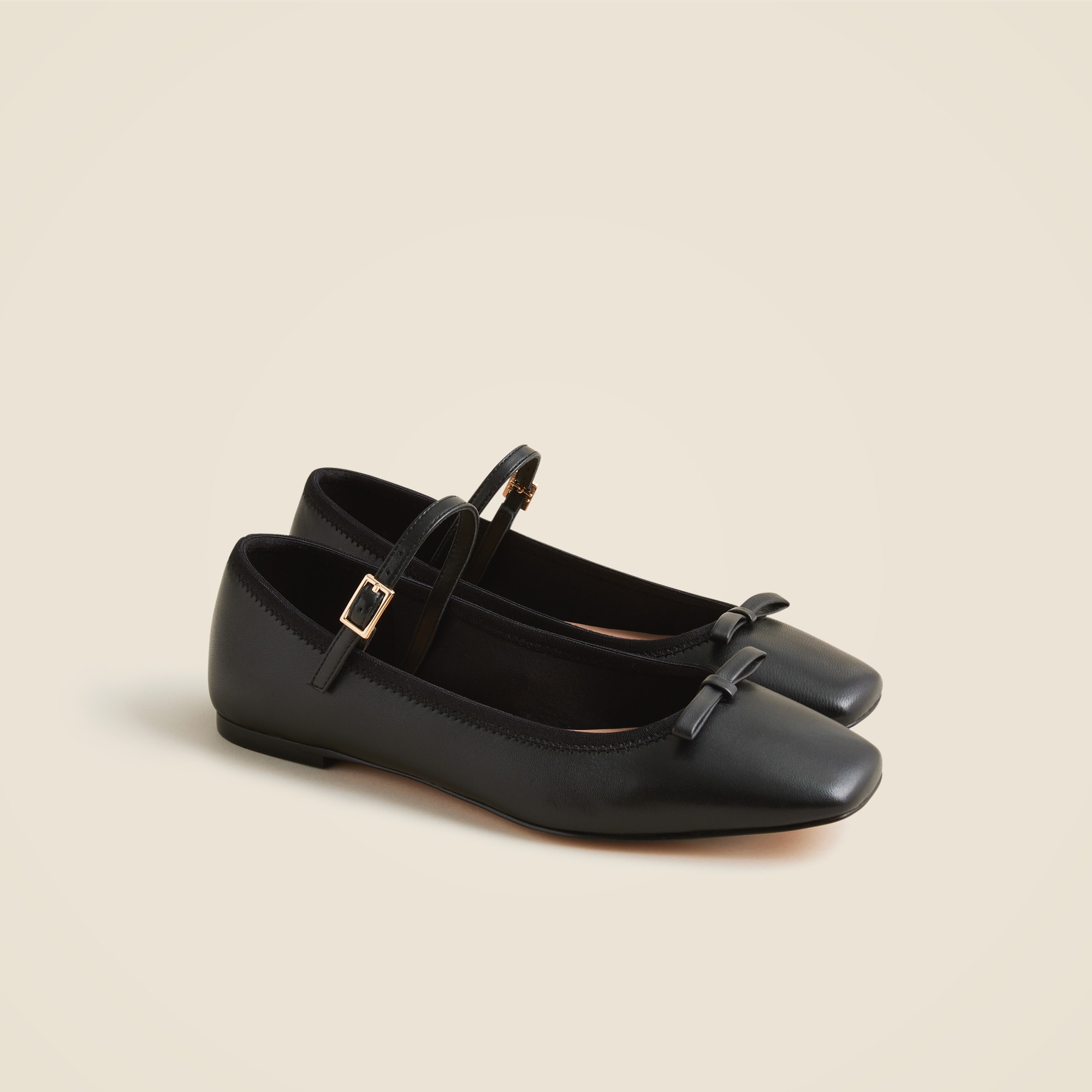 Quinn Mary Jane Ballet Flats in Leather