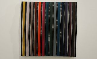 Study of a Place, 2009. Wavy vertical lines in different colours.
