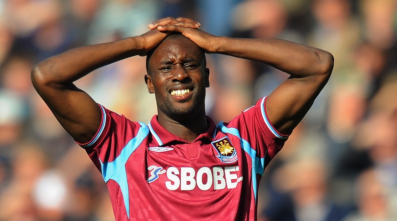 Carlton Cole's timing in the tackle left room for improvement