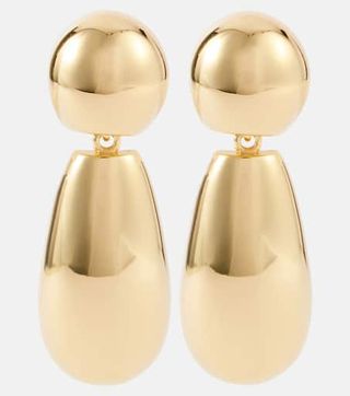 Gold-Plated Drop Earrings