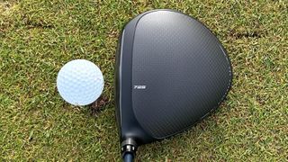 Photo of the Tour Edge Exotics E725 Driver at address