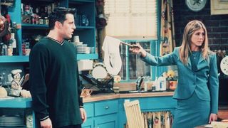 1999 Matt Le Blanc and Jennifer Aniston star in the latest season of "Friends."