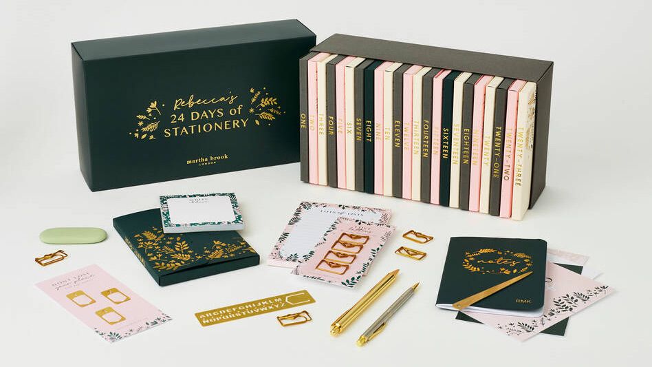 Martha Brook 24 Days Of Stationery Advent Calendar