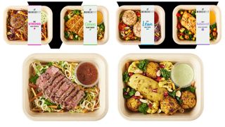 A selection of Lean meals from MunchFit