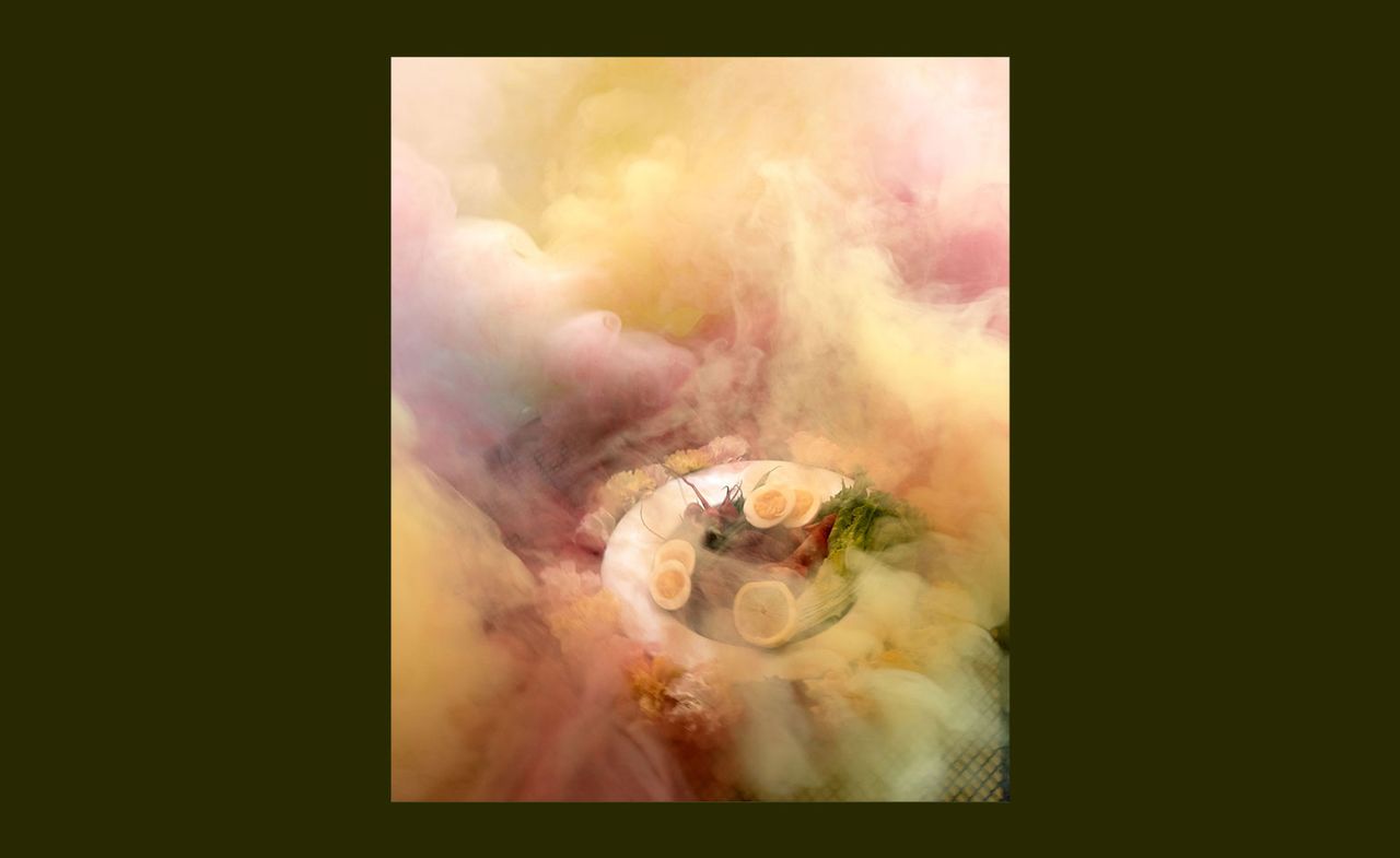 Artwork: Niçoise Smoke by Judy Chicago recipe for Artist&#039;s Palate