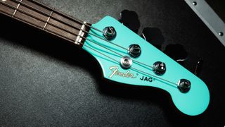 Mark Hoppus Fender Jag headstock