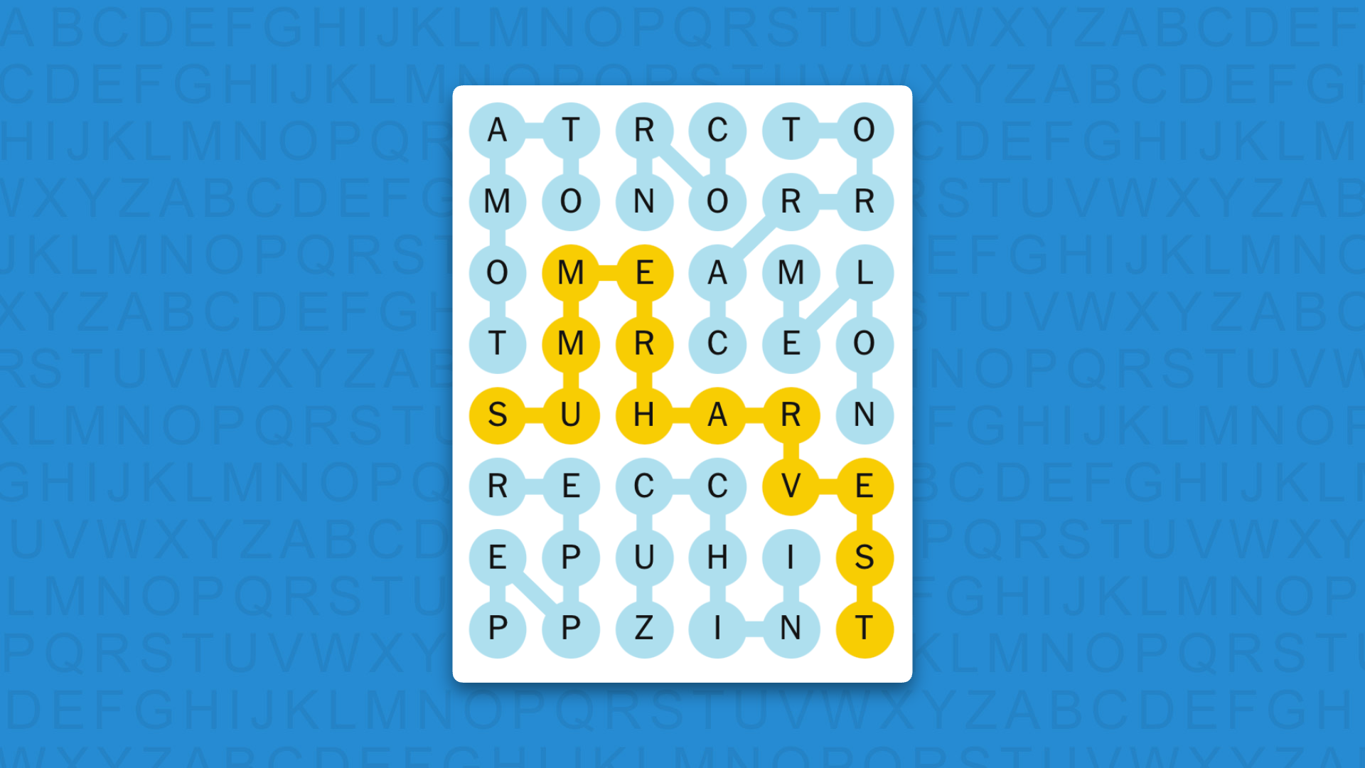NYT Strands answers for game 891 on a blue background