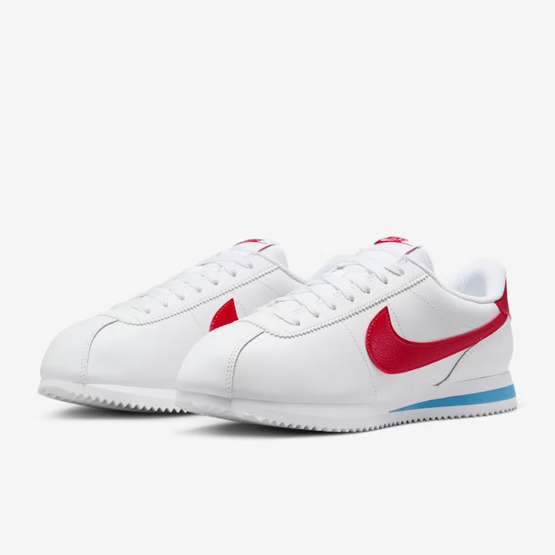 Cortez Leather Trainers cut out 
