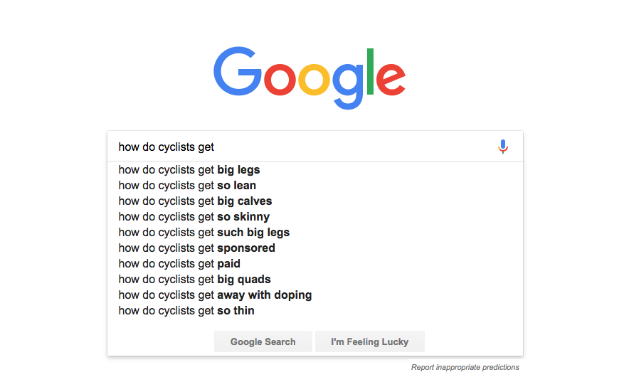 'How do cyclists get big legs?' you asked Google and we’ve got the