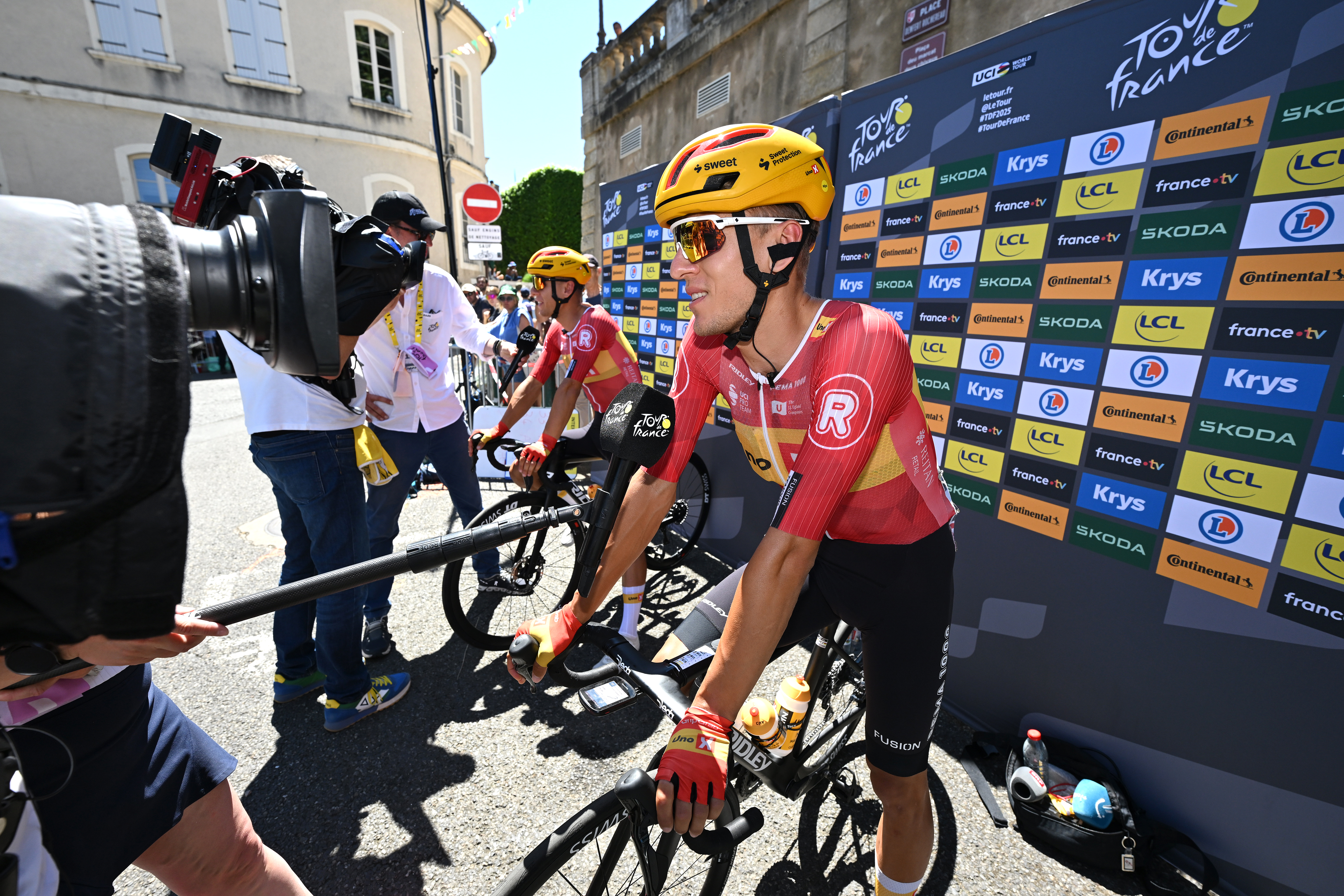 Tobias Halland Johannessen at the Tour de France
