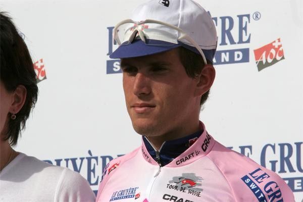 Jose Antonio Redondo (Astana Wurth) was away for most of the stage. The mountains jersey was his prize