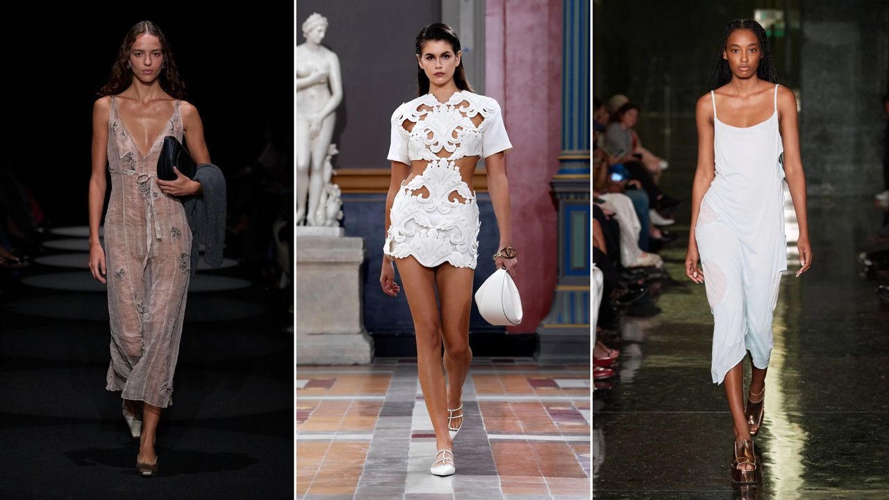 Altuzarra; Kaia Gerber; Eckhaus Latta Spring/Summer 2024