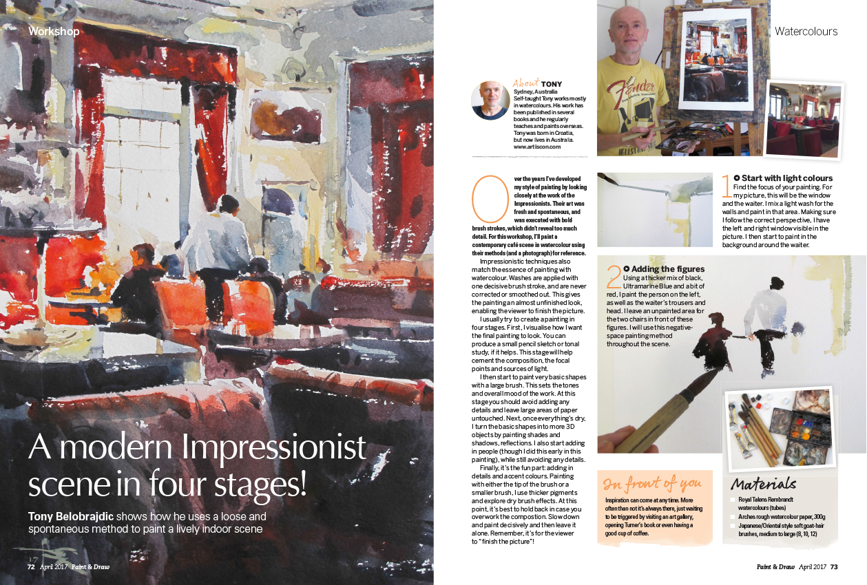 Paint in the style of Impressionist painters with these tips