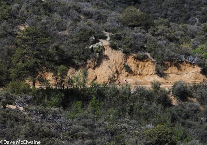 Christoph Sauser and Fernando Riveros Paez flying up the climb out of Skull Valley