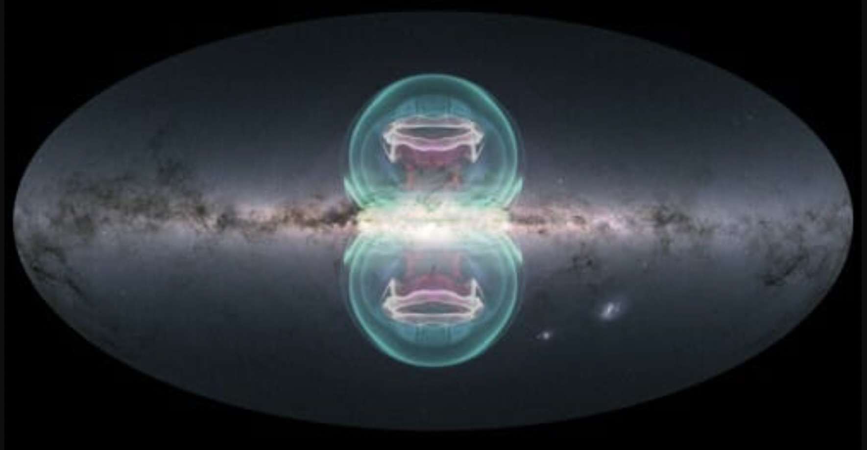  Titanic cosmic bubbles blown by the Milky Way are surprisingly complex 