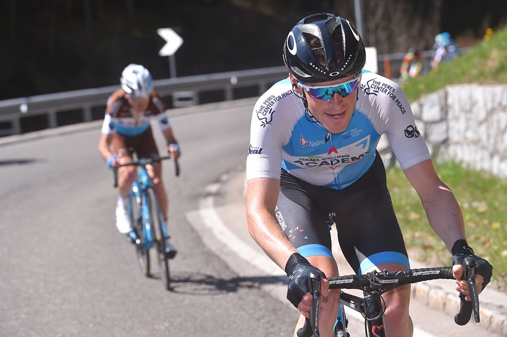 Ben Hermans of Belgium and Team Israel Cycling Academy at Tour of the Alps