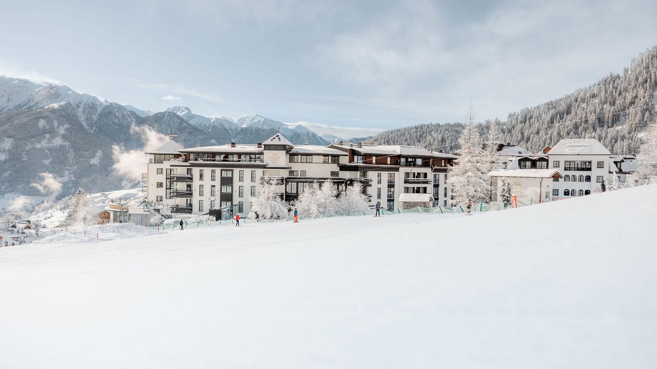 Schlosshotel Fiss in the snow