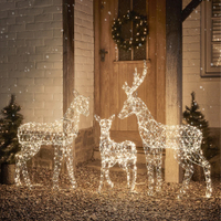 Duchy Dual Colour Micro LED Light Up Reindeer Family | was £344.99now £294.99 at Lights4Fun