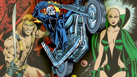 Killraven, Ghost Rider, and Moondragon combined