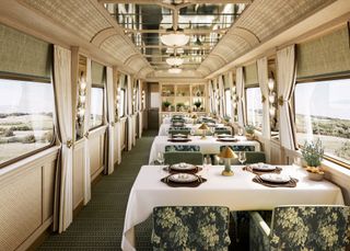 Restaurant at Belmond’s Britannic Explorer