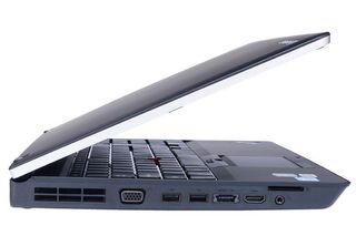 The left-hand side of the Lenovo ThinkPad E520