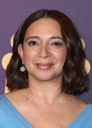 Maya Rudolph arrives at the NBC's "Carol Burnett: 90 Years Of Laughter + Love" Birthday Special at Avalon Hollywood & Bardot on March 02, 2023 in Los Angeles, California