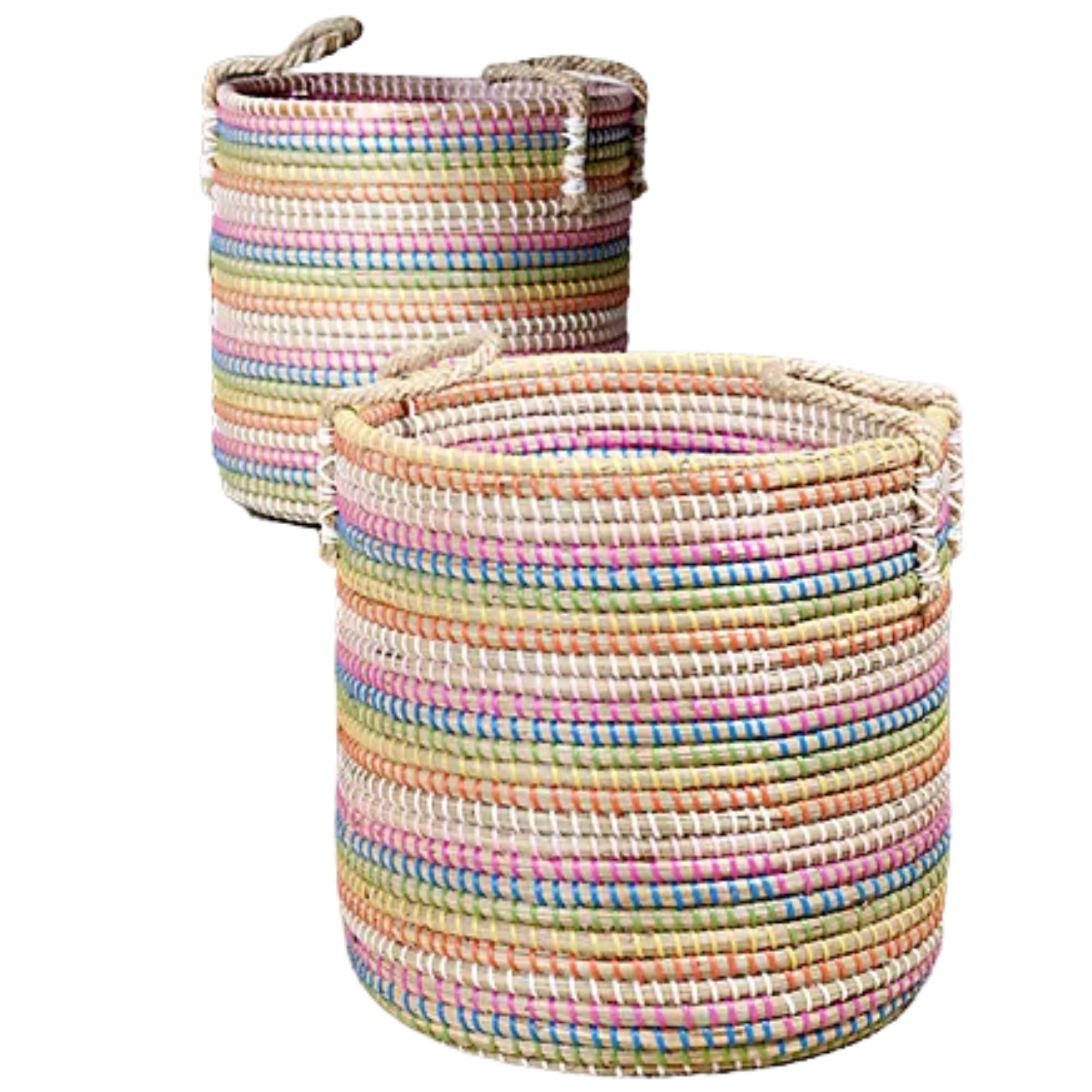Ode to Color by Lori Weitzner S/2 Baskets Small &amp;amp; Medium