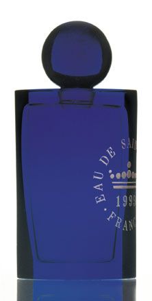 Crystal perfume bottle, 1999, designed for Eau de Saint-Louis